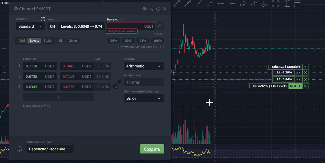 Создание пользовательских шаблонов для стратегии Levels на платформе Lexx