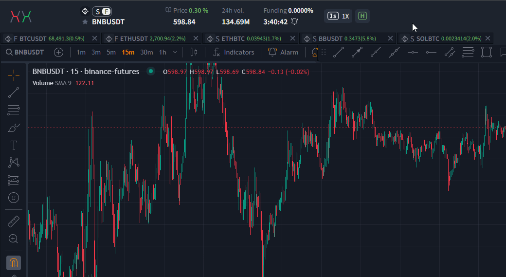 Demonstration of creating a template for custom setups or strategies on the Lexx Trading Platform
